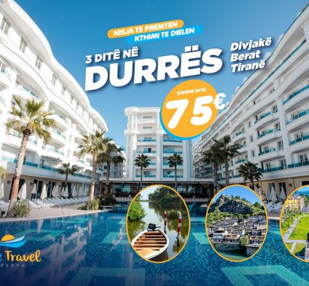 Oferta turistike për fundjavë dhe udhëtime!